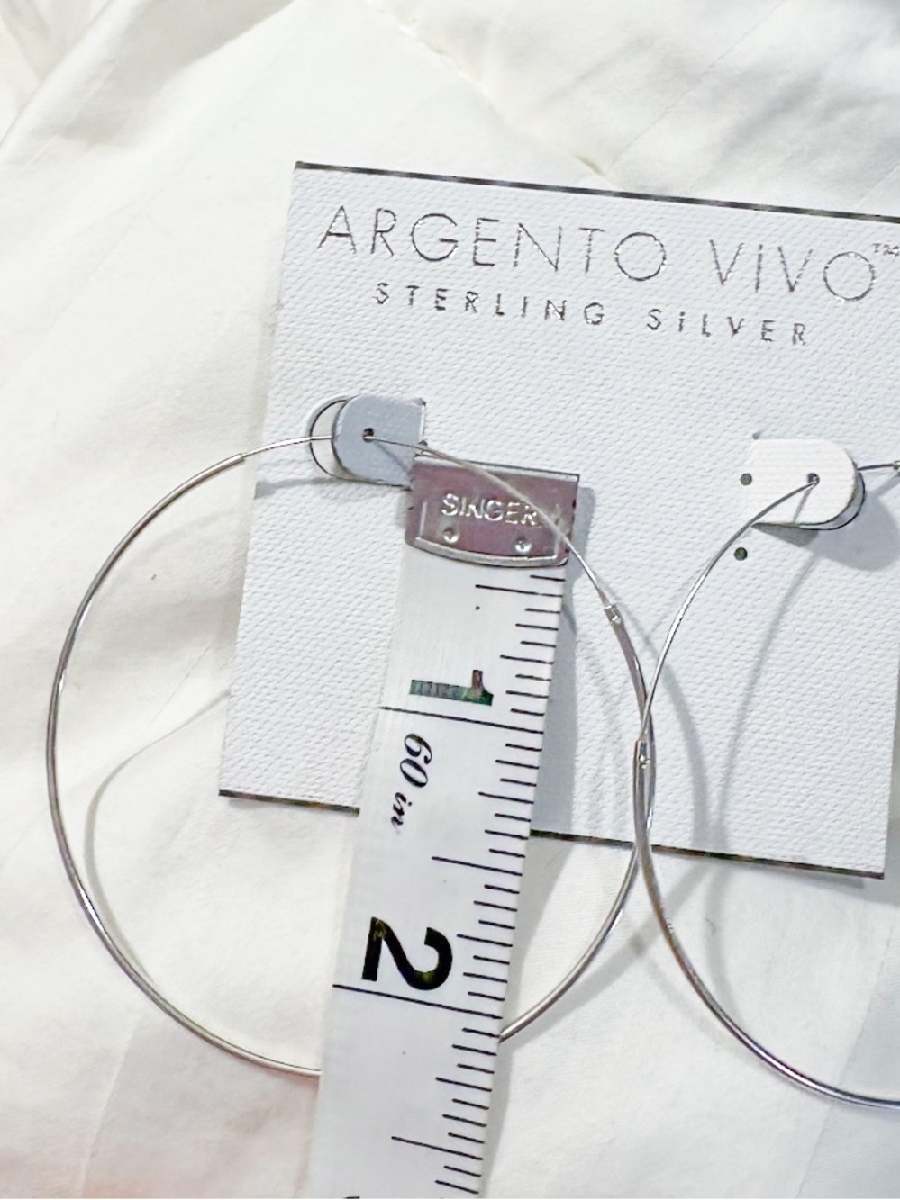 Argento Vivo Endless Hoop Earrings - Picture 5 of 5